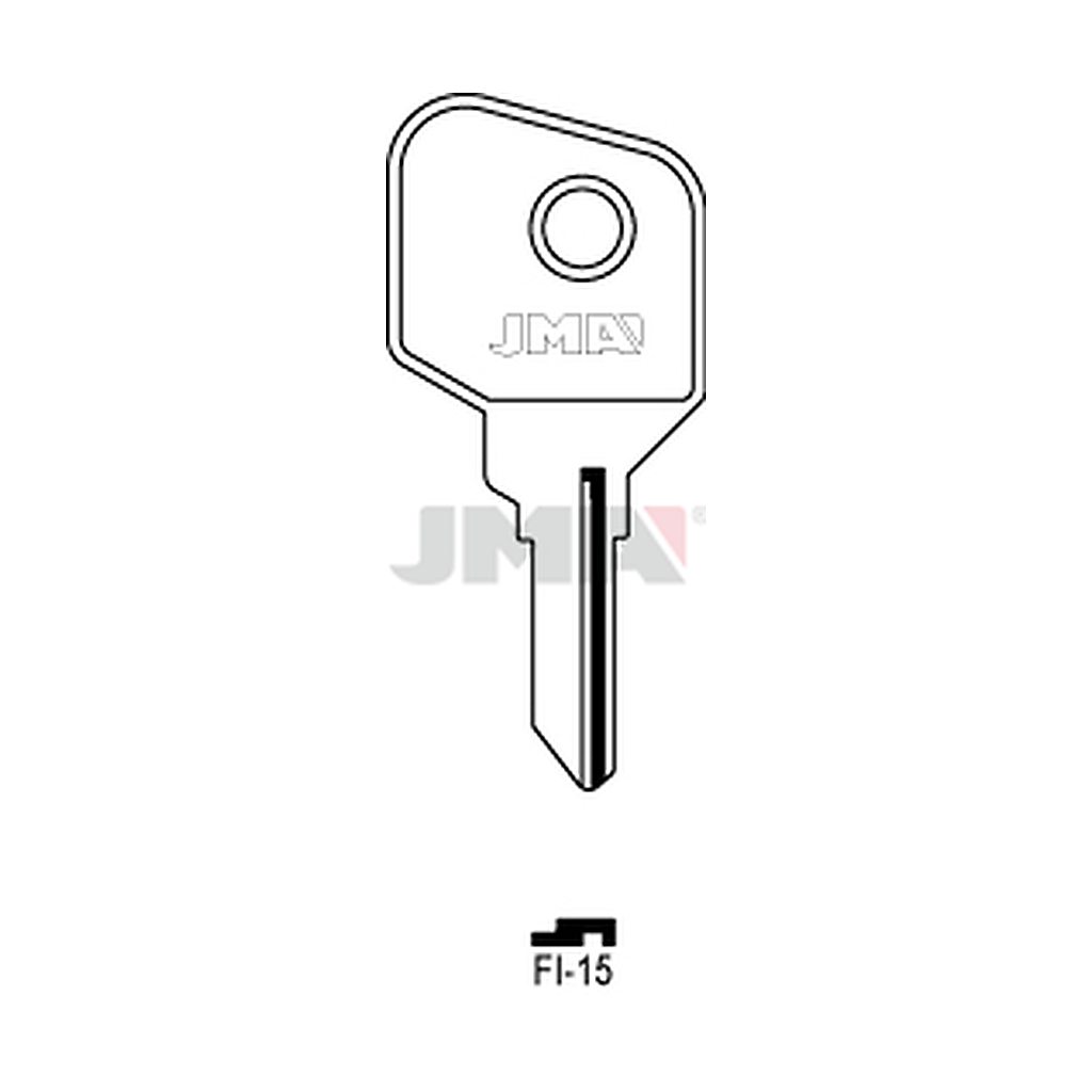 Clé plate acier FI-15