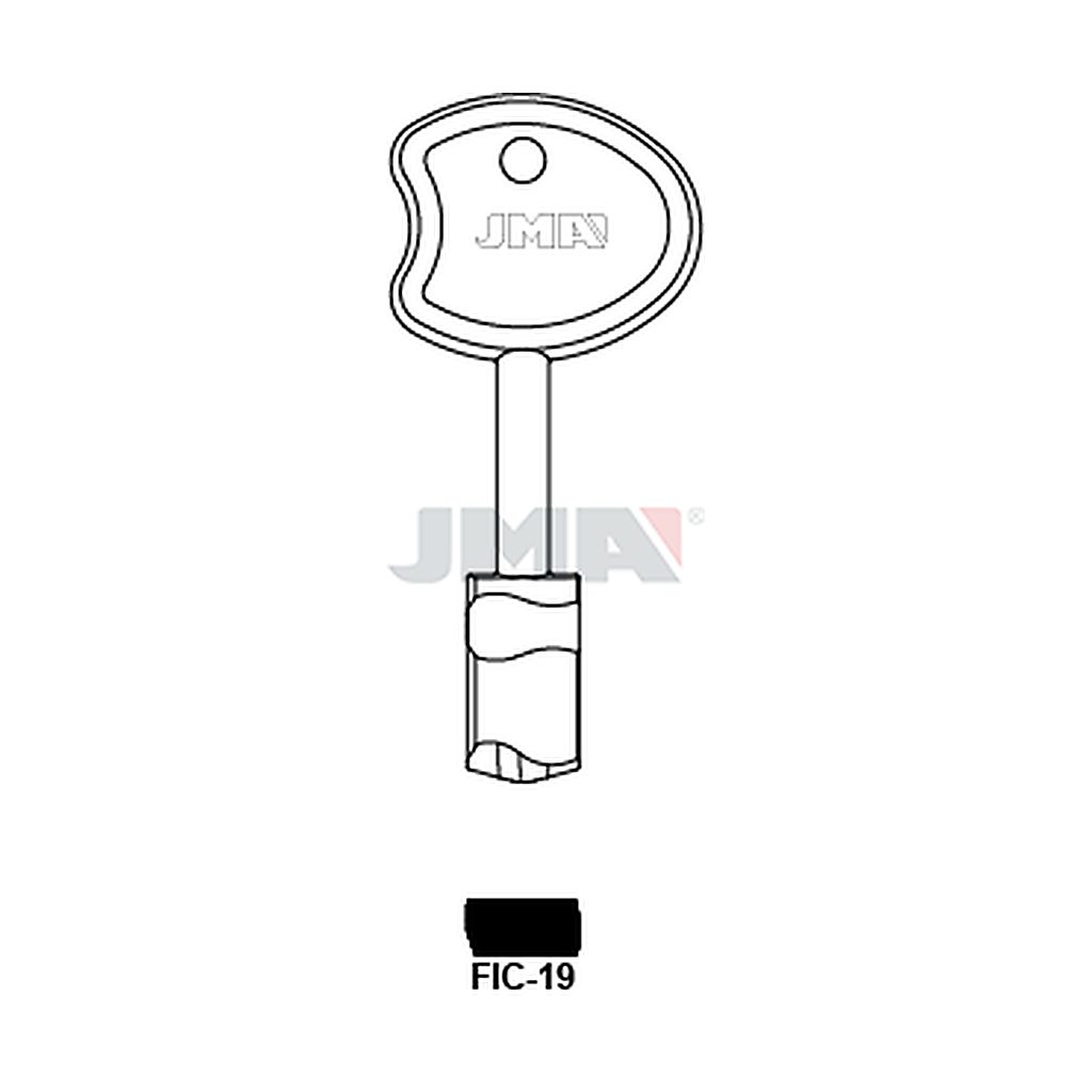 Clé spec.cyl.hors tarif fic-18z - FIC-19