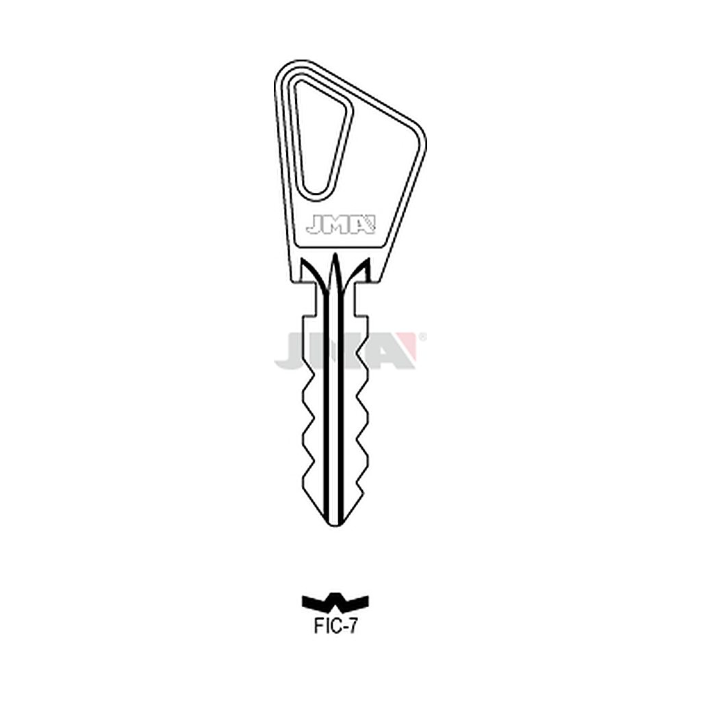 Clé plate acier FIC-7