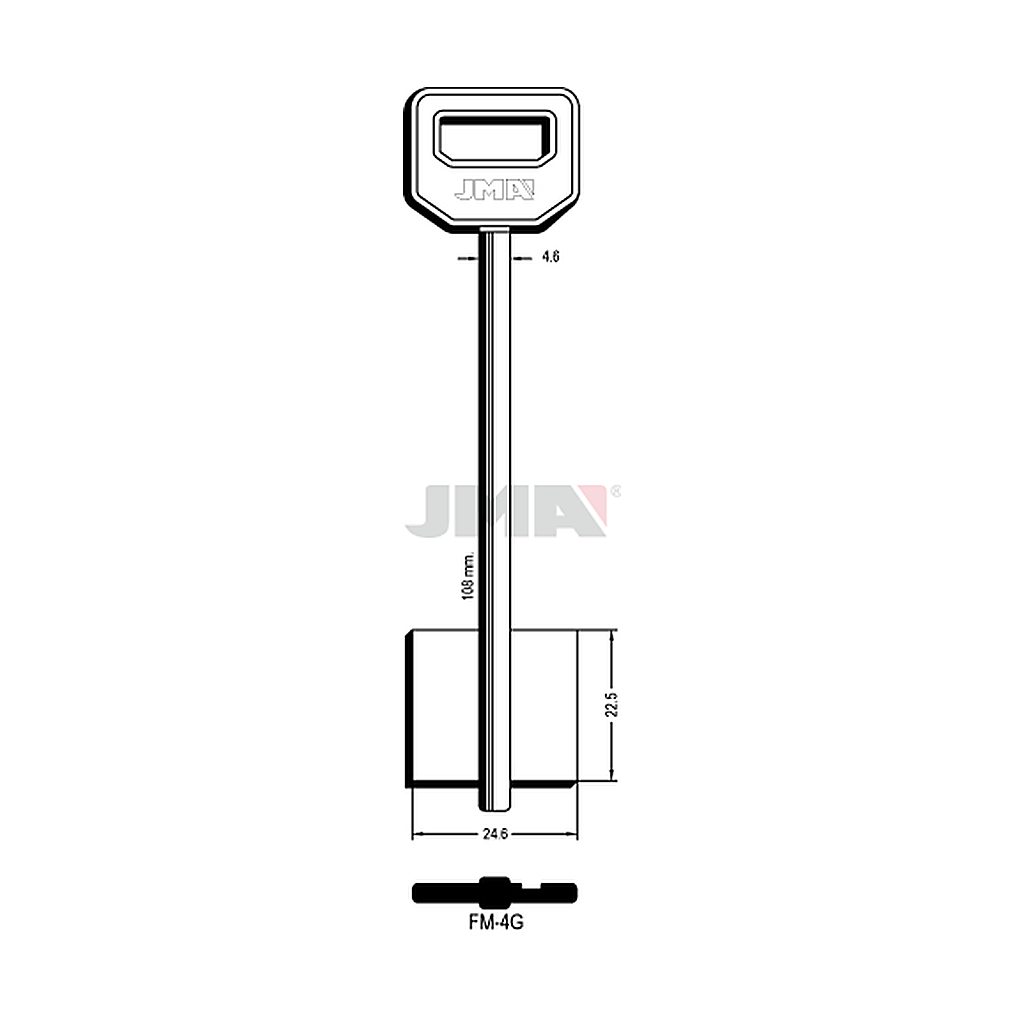 Clé dp tf l 101 a 145 mm FM-4G