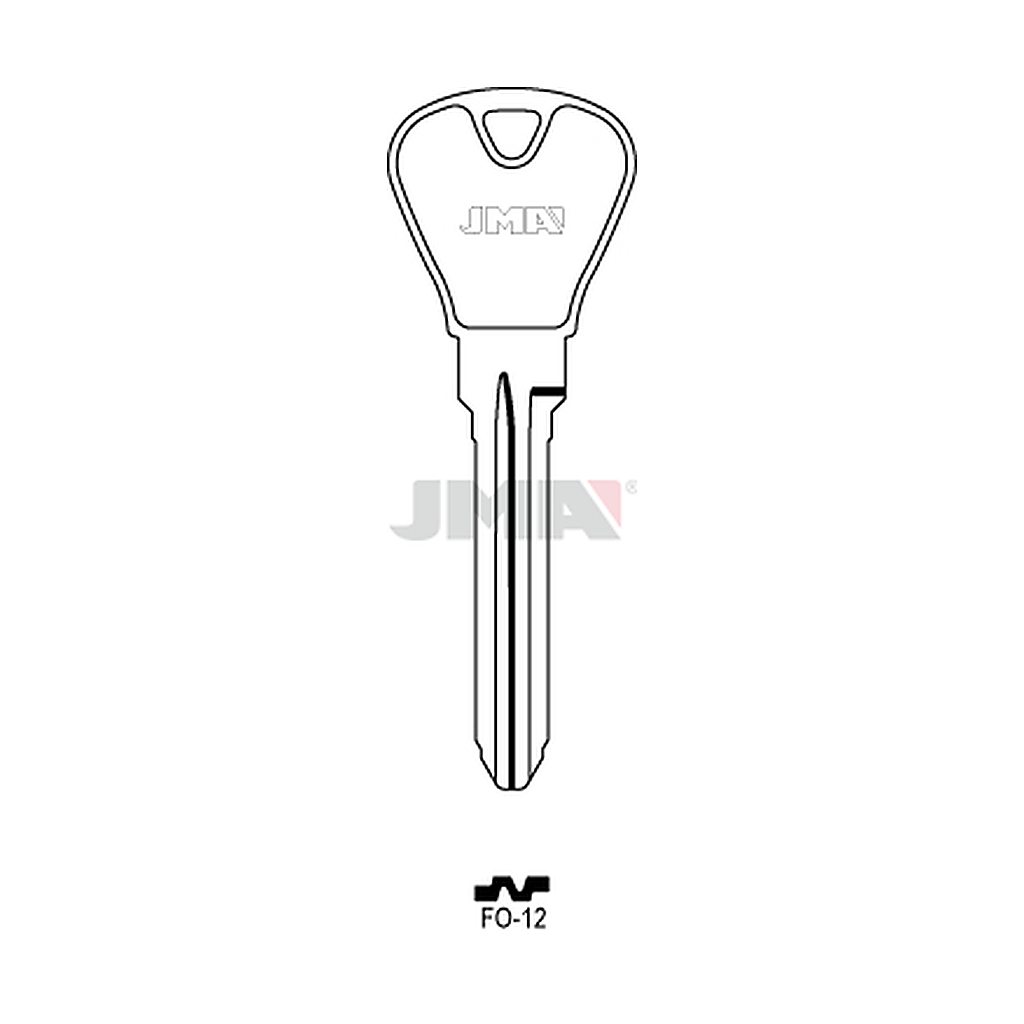 Clé plate acier FO-12