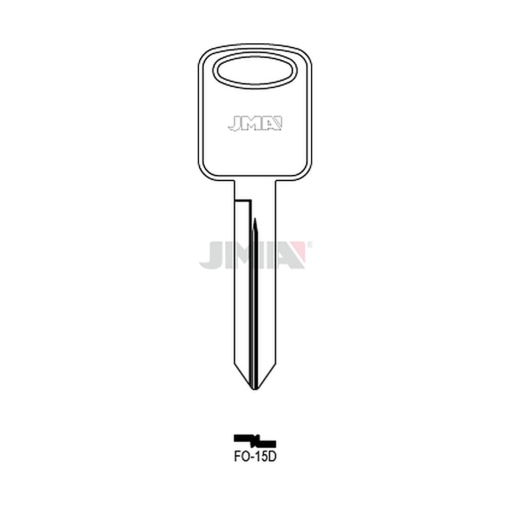 Clé plate acier FO-15D