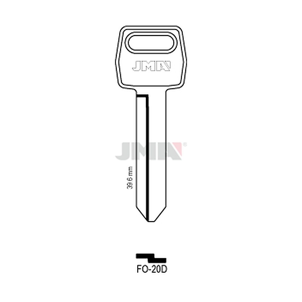 Clé plate acier FO-20D