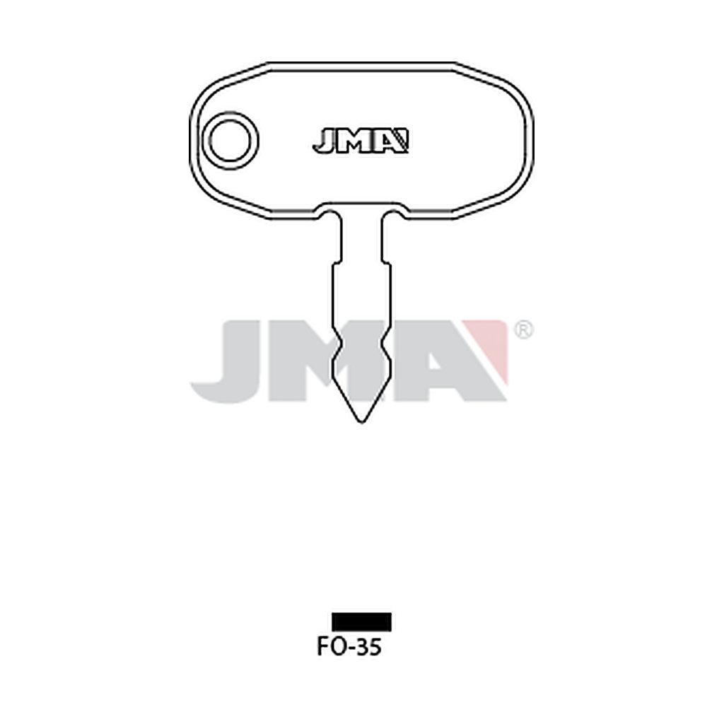 Clé plate ps laiton FO-35