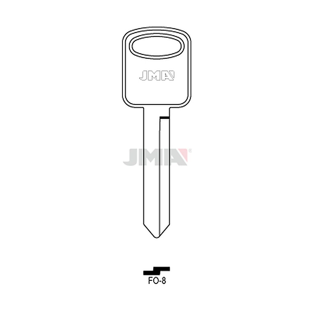 Clé plate acier FO-8