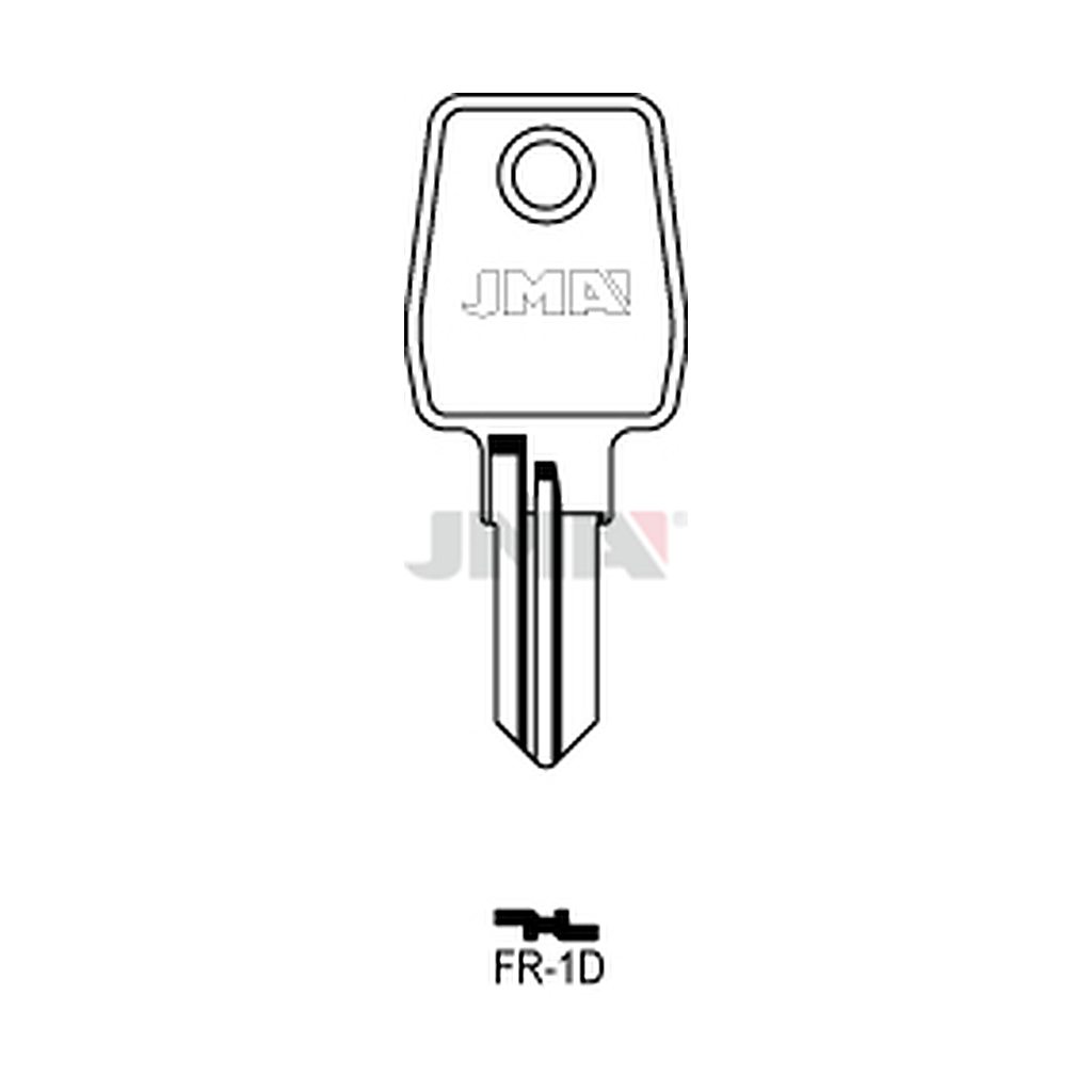 Clé plate acier FR-1D