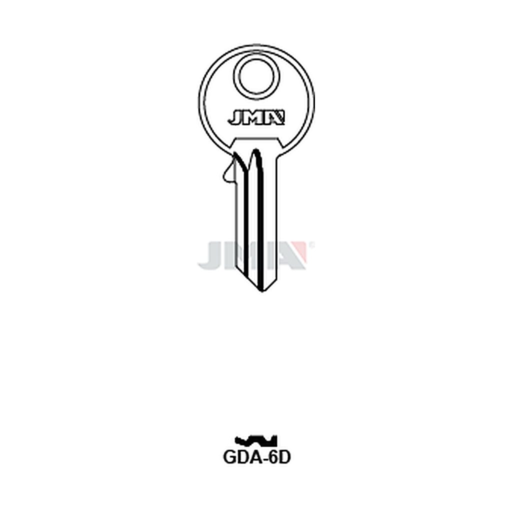 Clé plate acier GDA-6D