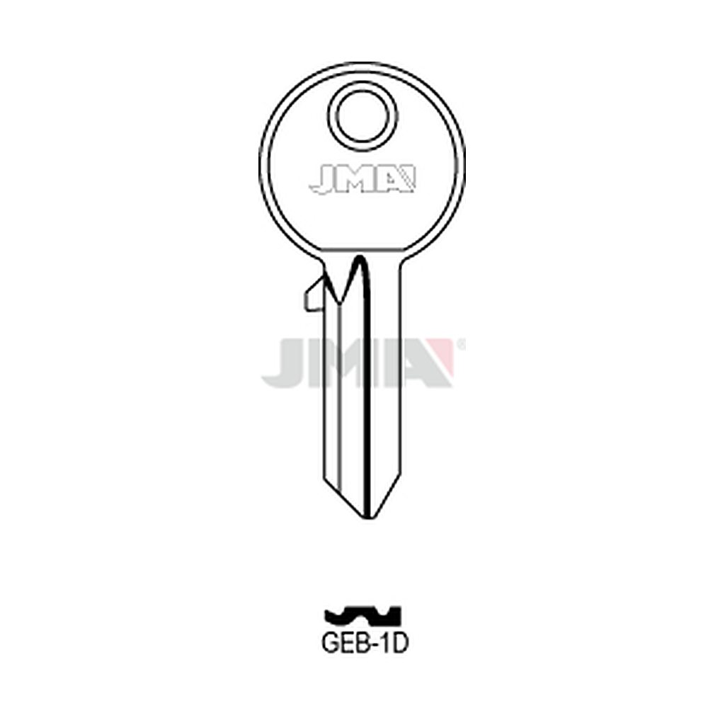 Clé plate acier GEB-1D