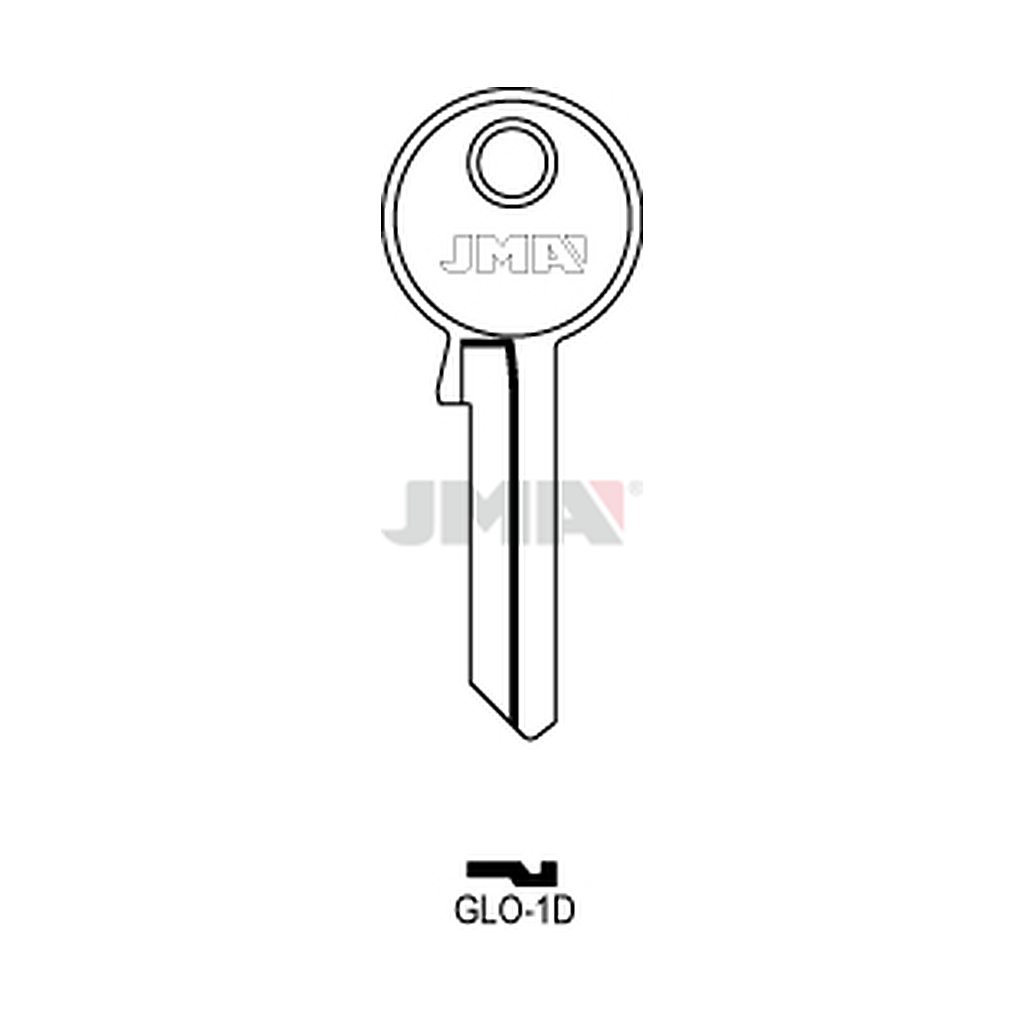 Clé plate acier GLO-1D