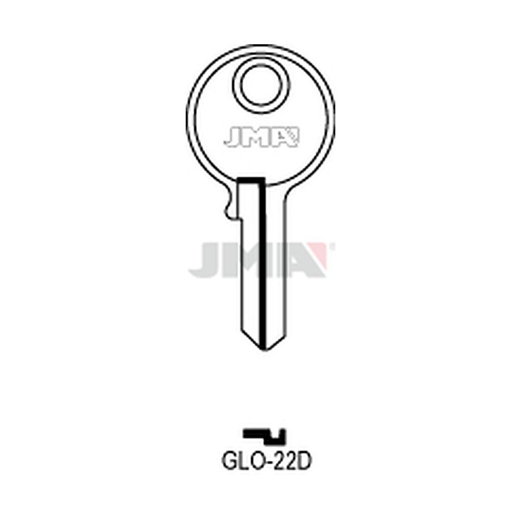 Clé plate acier GLO-22D