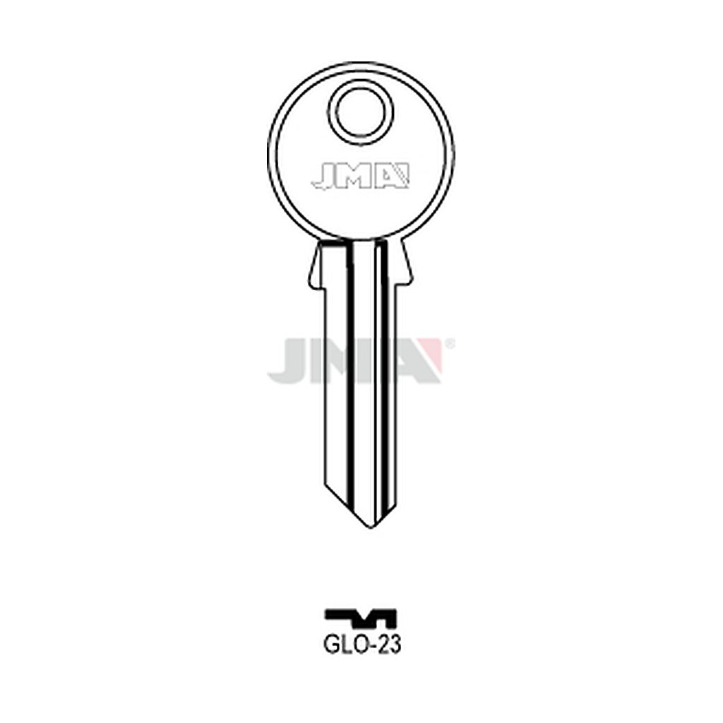 Clé plate acier GLO-23