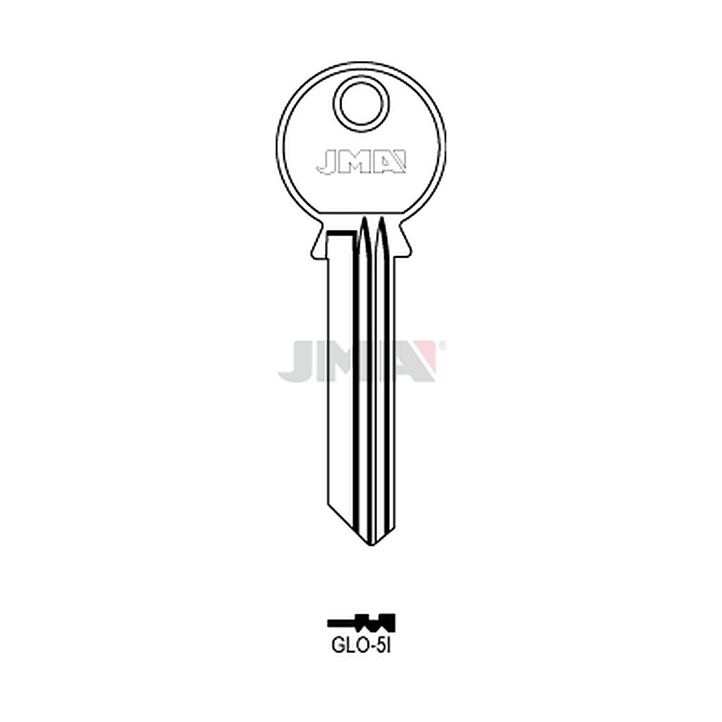 Clé plate acier GLO-5I
