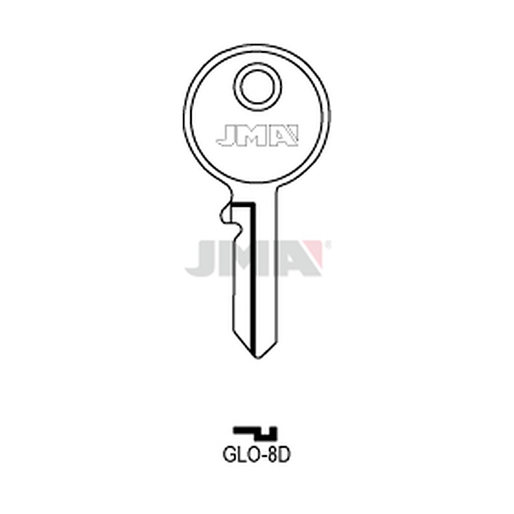 Clé plate acier GLO-8D
