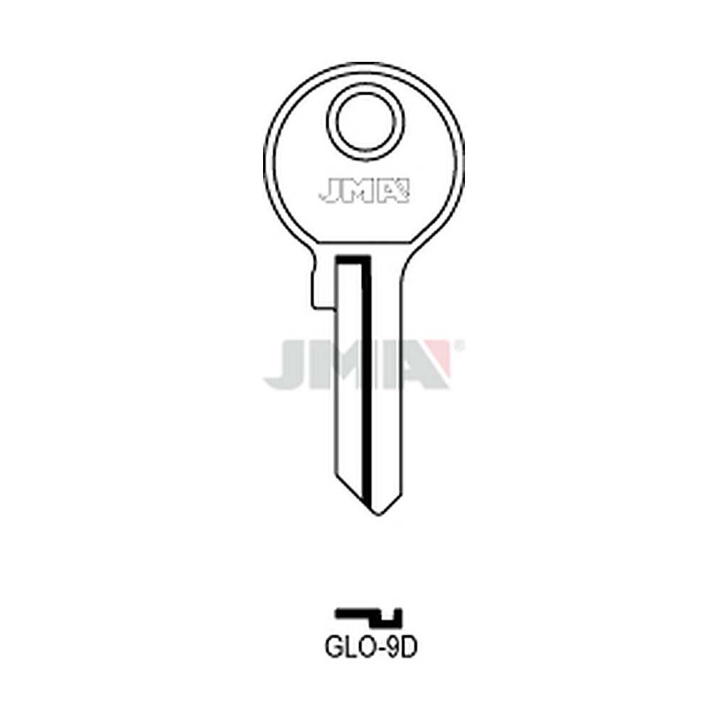 Clé plate acier GLO-9D