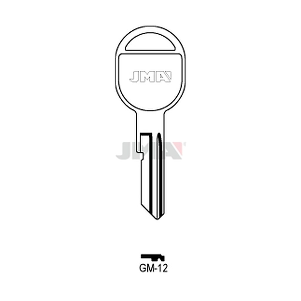 Clé plate acier GM-12