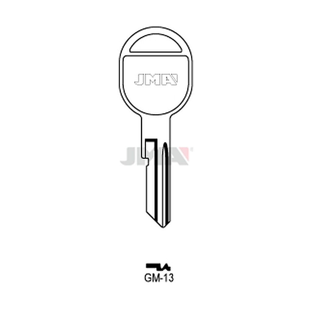 Clé plate acier GM-13