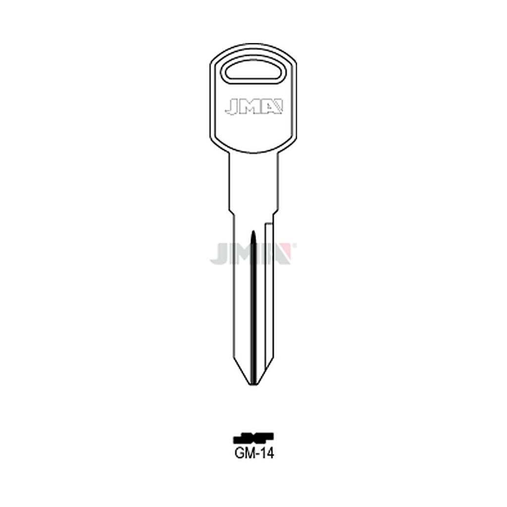 Clé plate acier GM-14