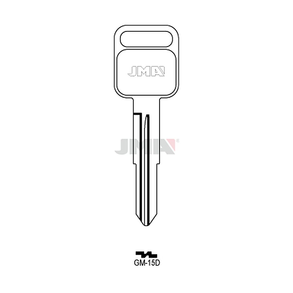 Clé plate acier GM-15D