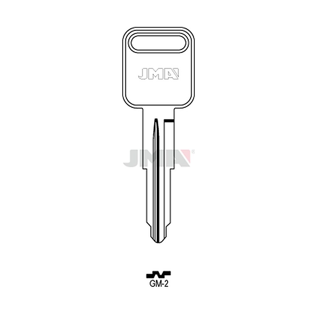 Clé plate acier GM-2
