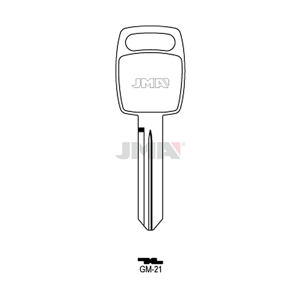 Clé plate laiton GM-21
