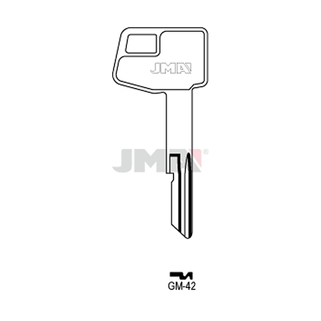 Clé plate acier GM-42
