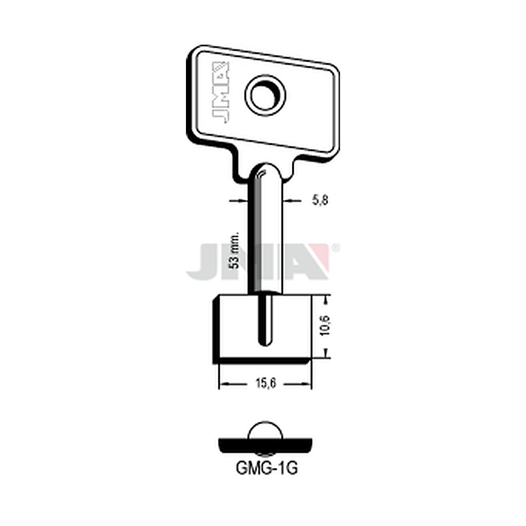 Clé dp tf l - 70 mm GMG-1G