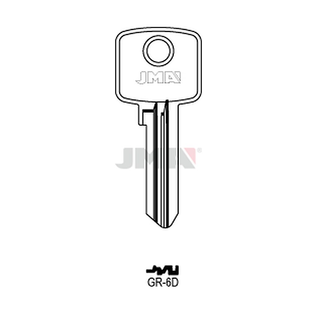 Clé plate acier GR-6D