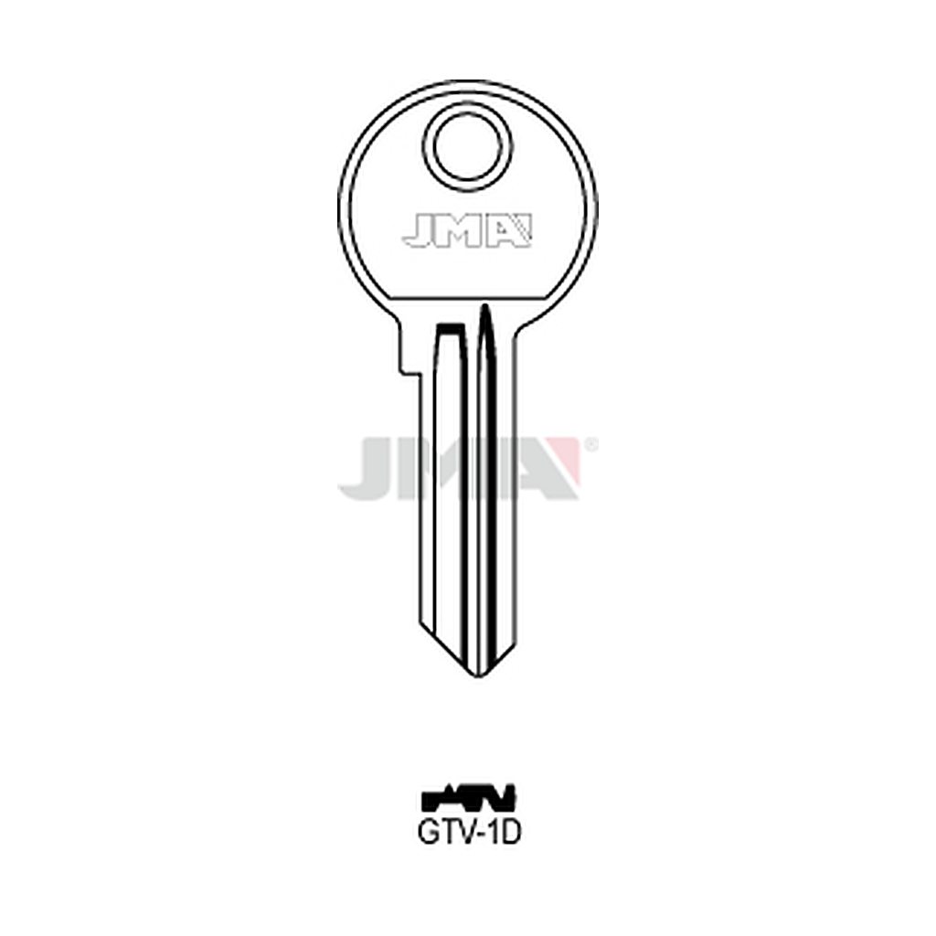 Clé plate ps acier GTV-1D