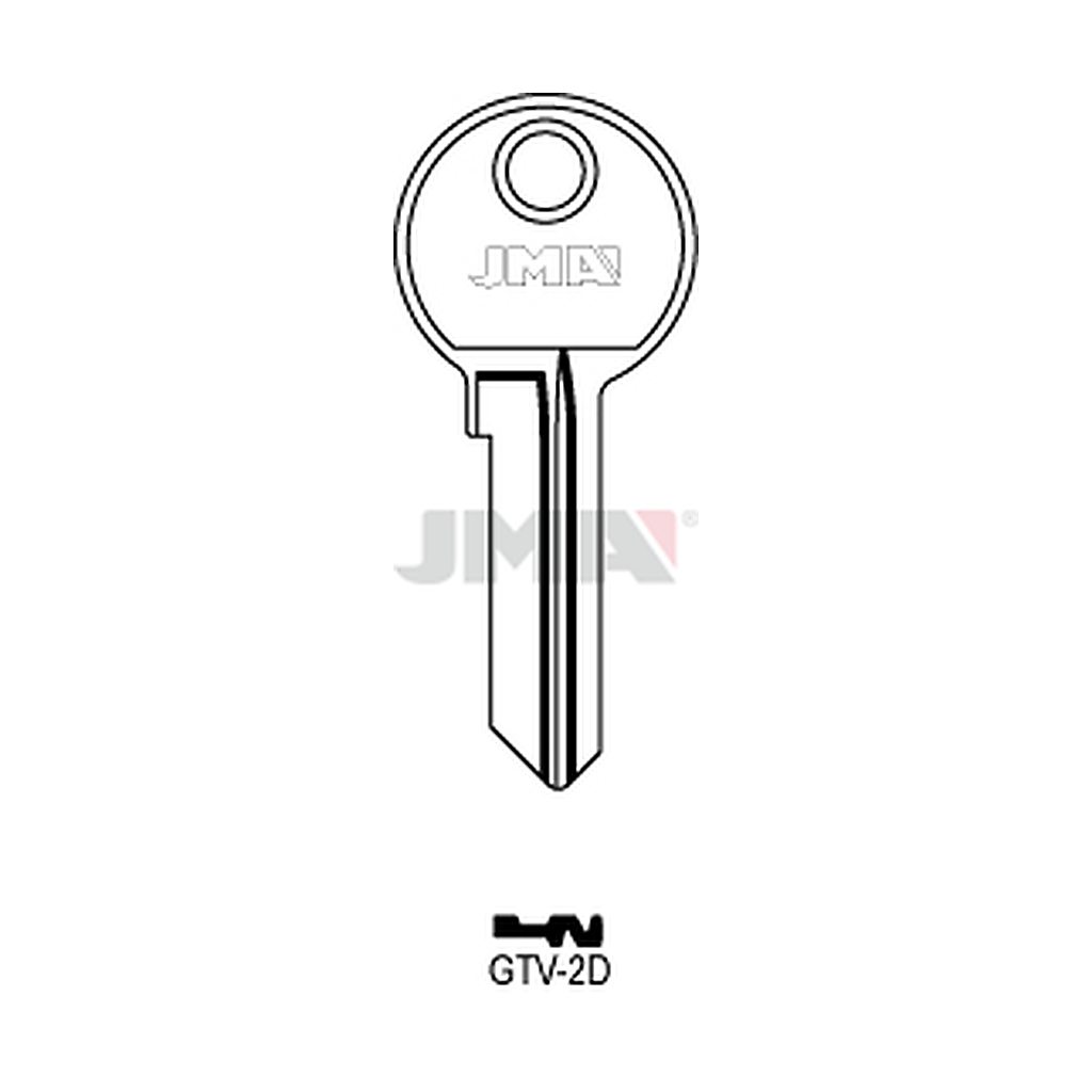 Clé plate ps acier GTV-2D