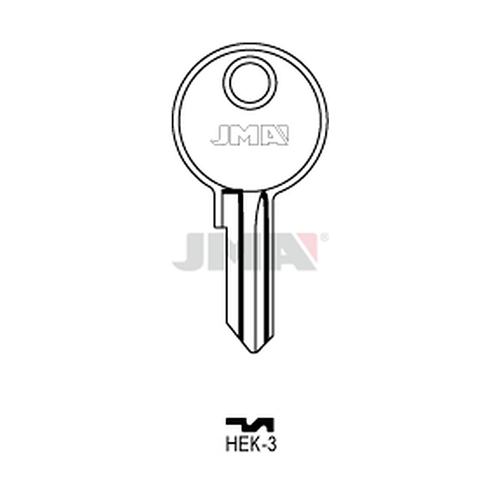 Clé plate acier HEK-3
