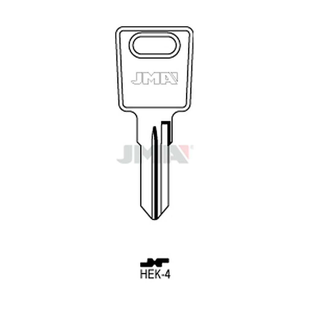 Clé plate acier HEK-4