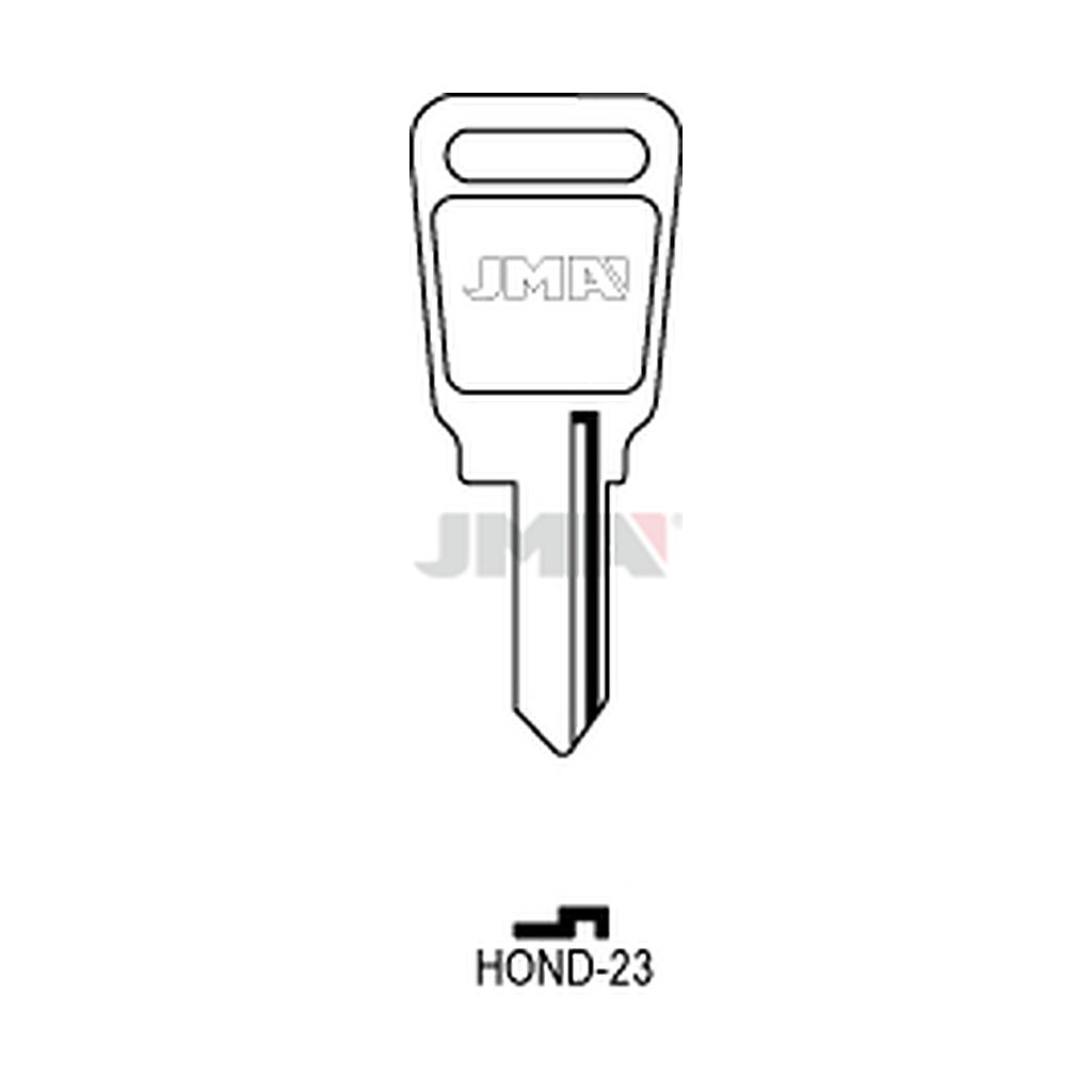 Clé plate acier HOND-23