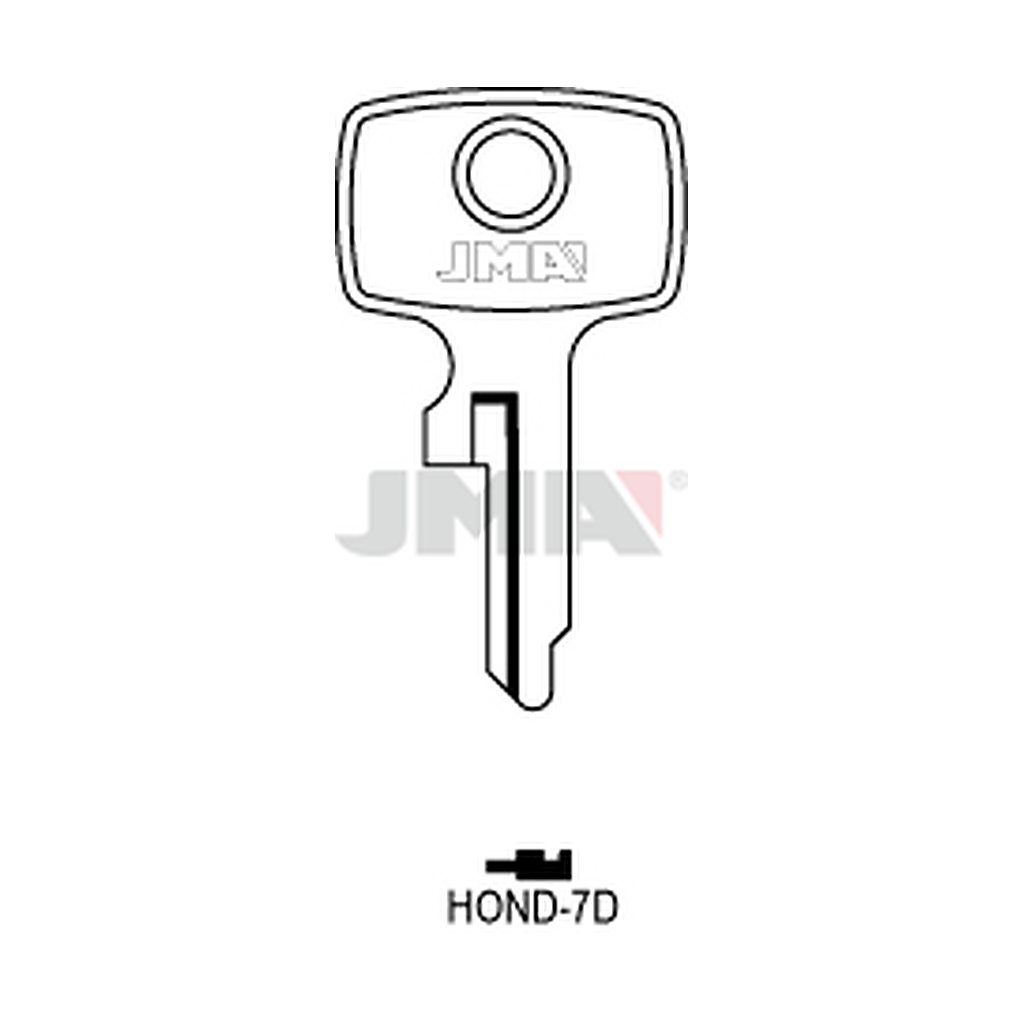 Clé plate acier HOND-7D