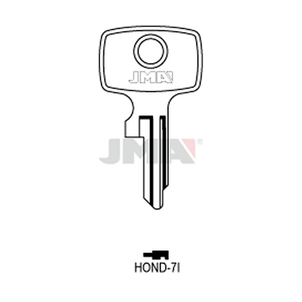 Clé plate acier HOND-7I