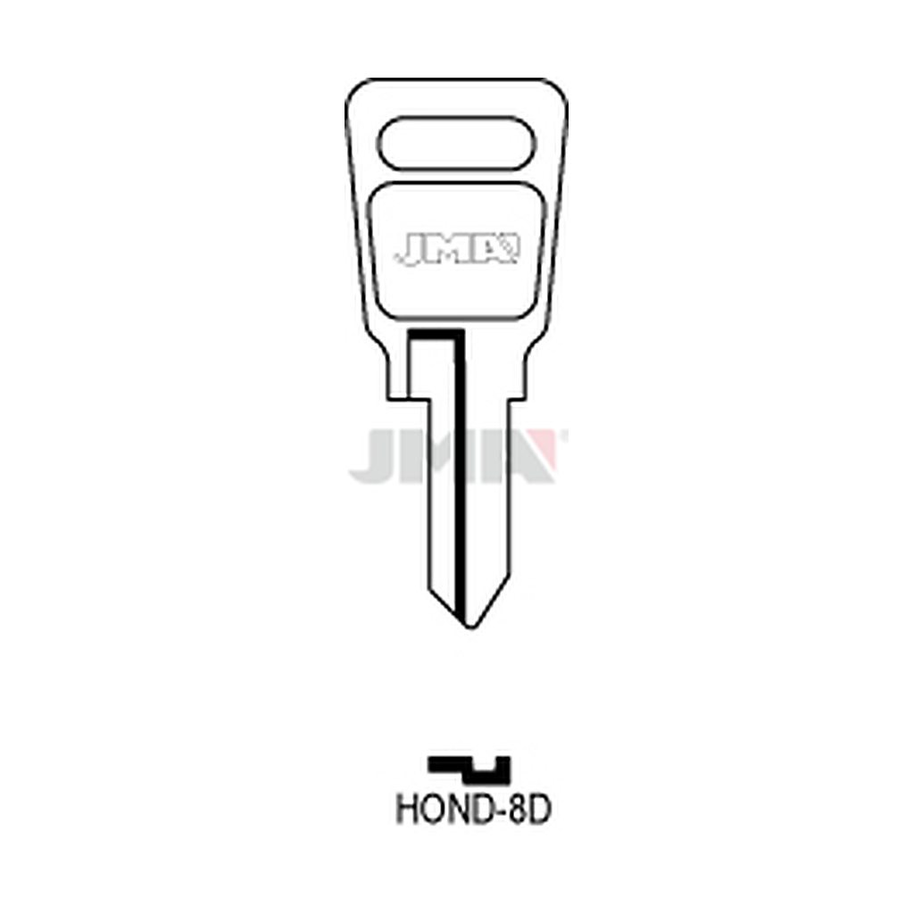 Clé plate acier HOND-8D