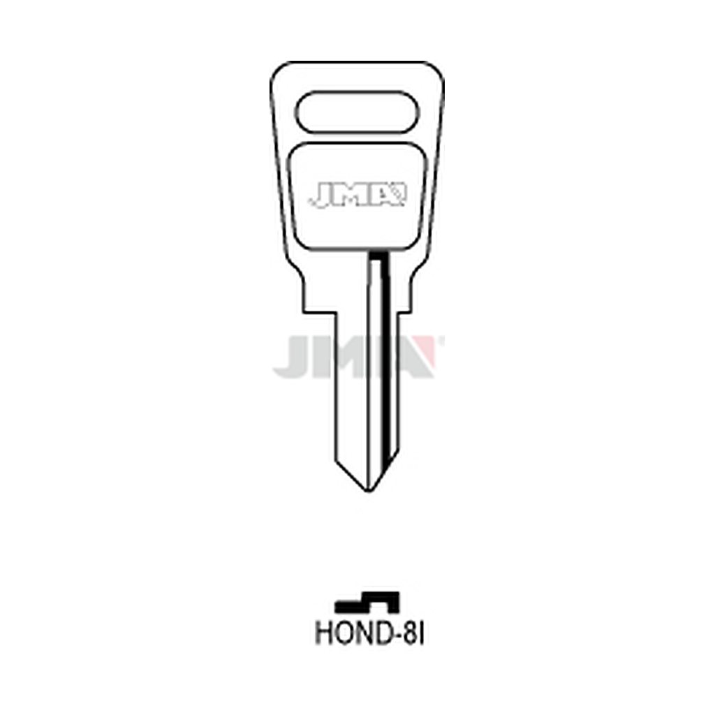 Clé plate acier HOND-8I