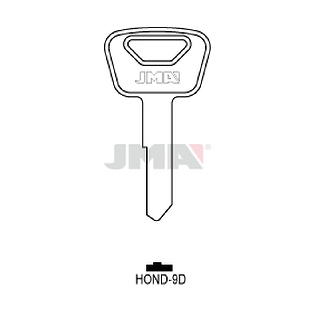 Clé plate acier HOND-9D