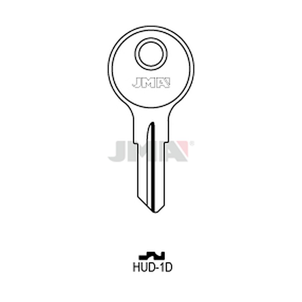 Clé plate acier HUD-1D