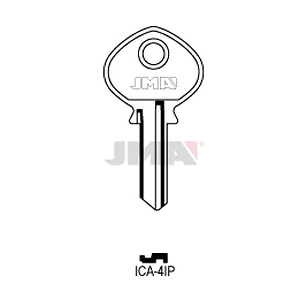 Clé plate acier ICA-4IP