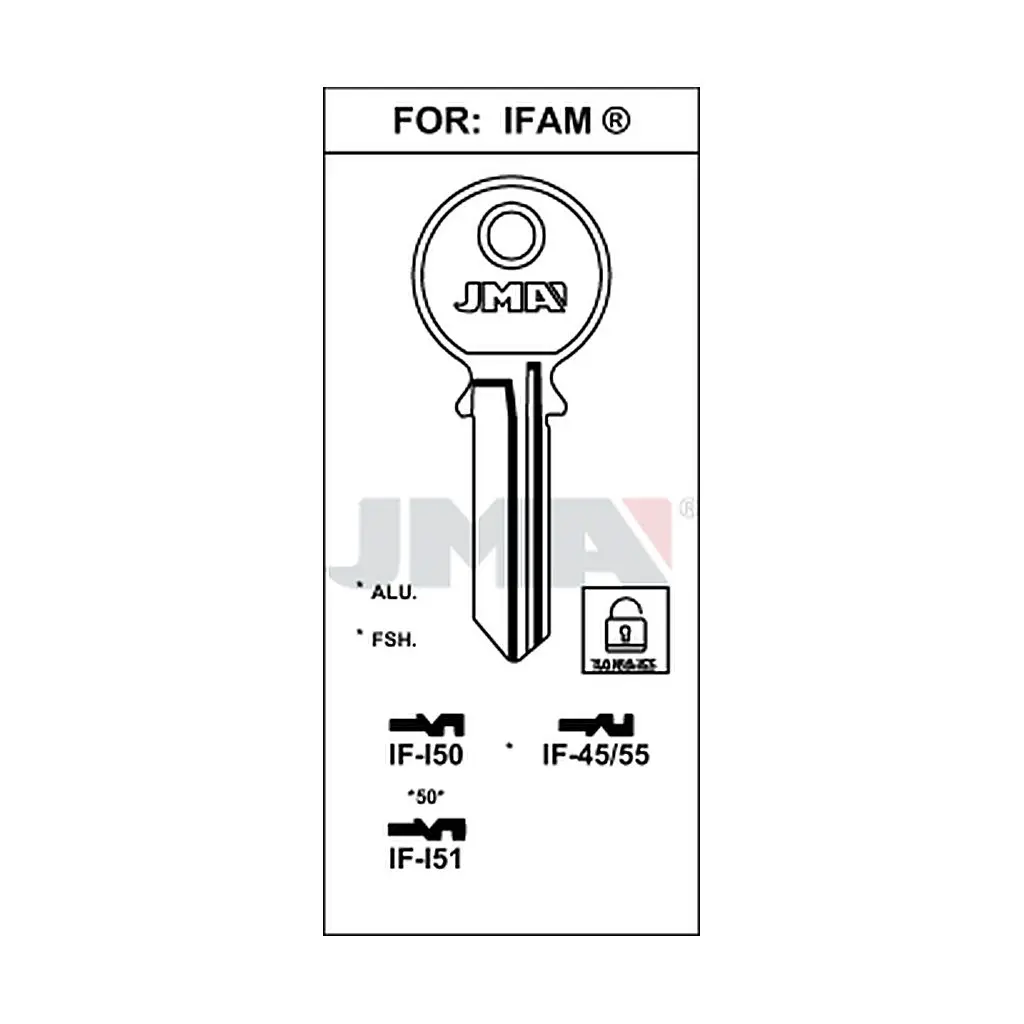 Clé plate acier IF-4555