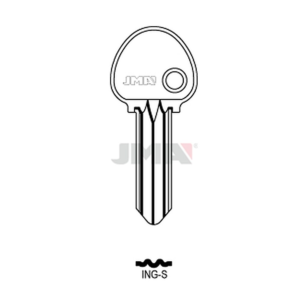 Clé plate acier ING-S