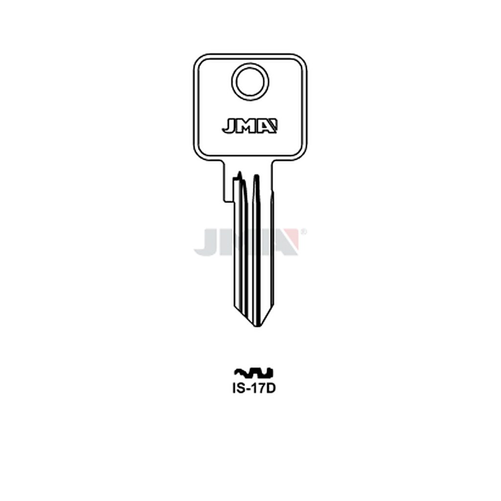 Clé plate acier IS-17D