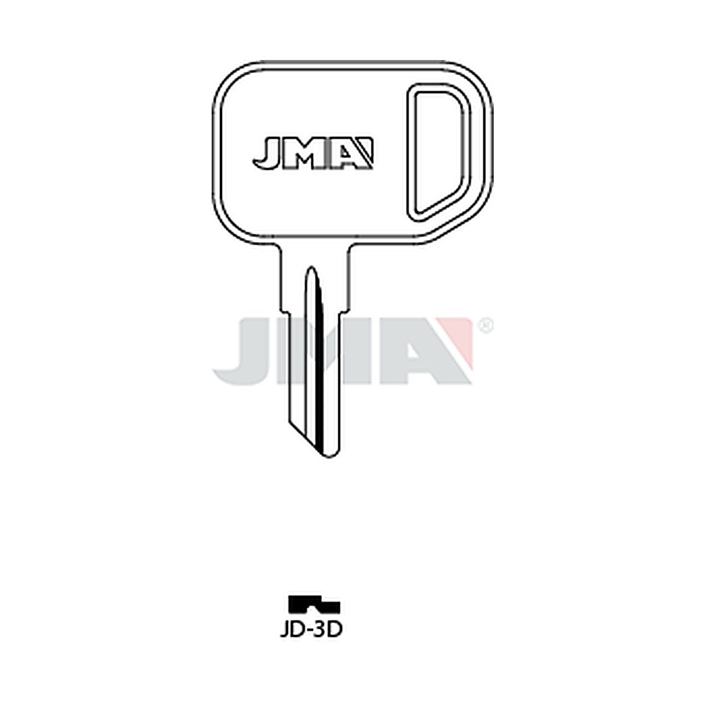 Clé plate ps laiton JD-3D