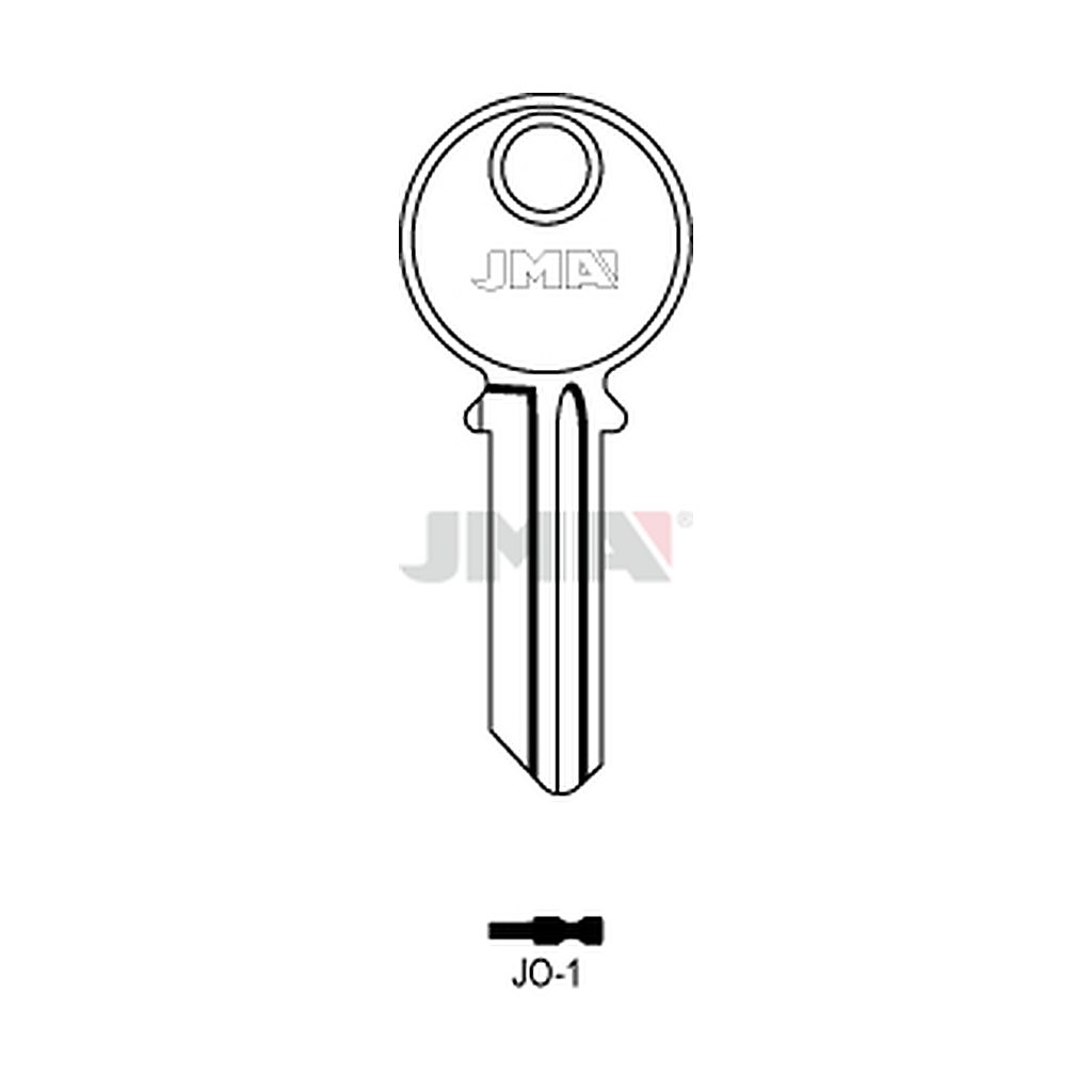 Clé plate acier JO-1