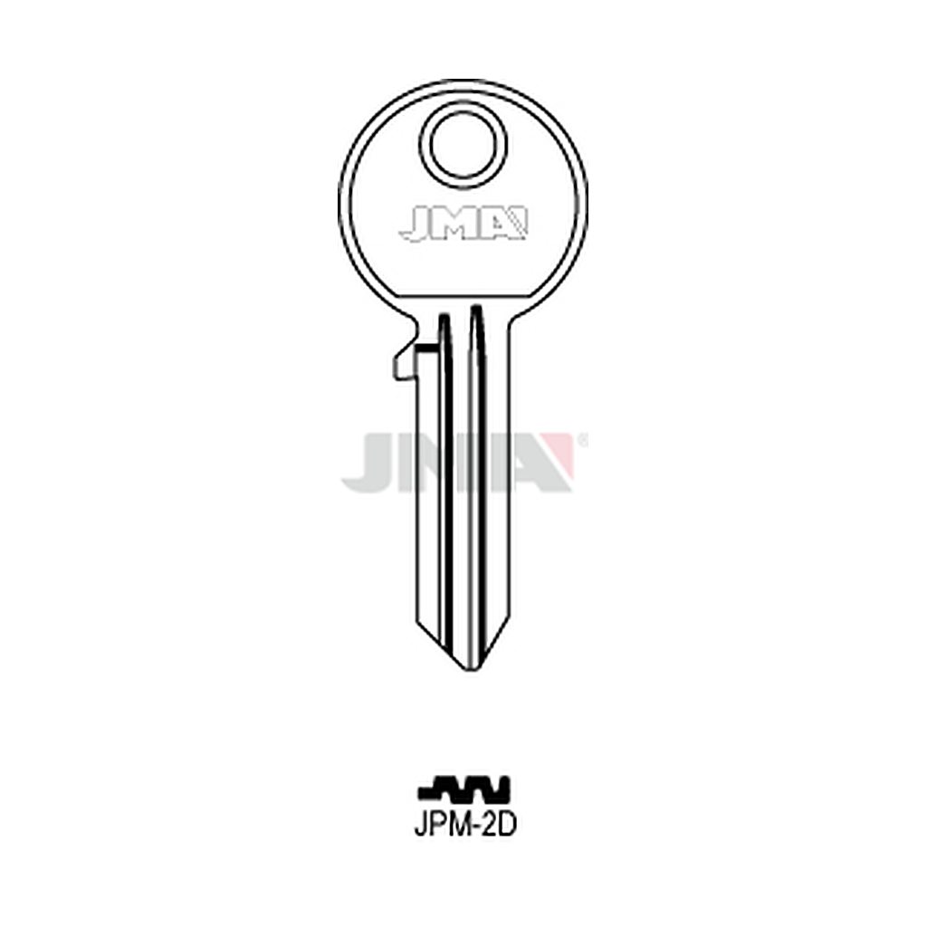 Clé plate acier JPM-2D