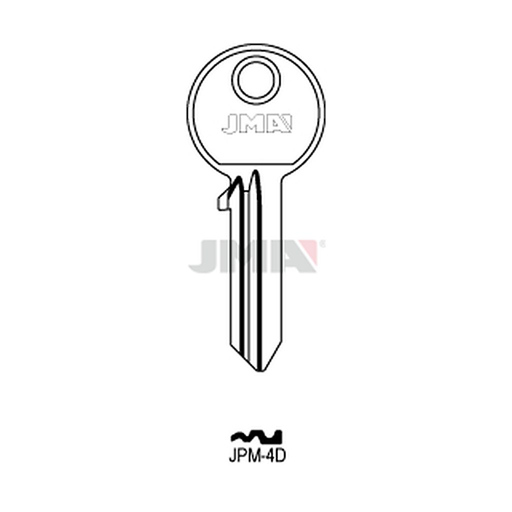Clé plate acier JPM-4D