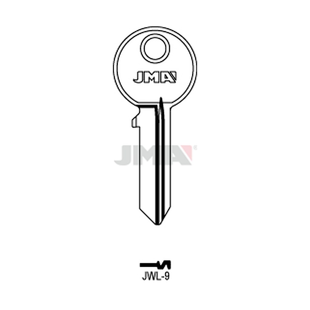 Clé plate ps acier JWL-9