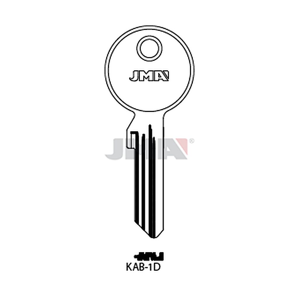 Clé plate ps acier KAB-1D