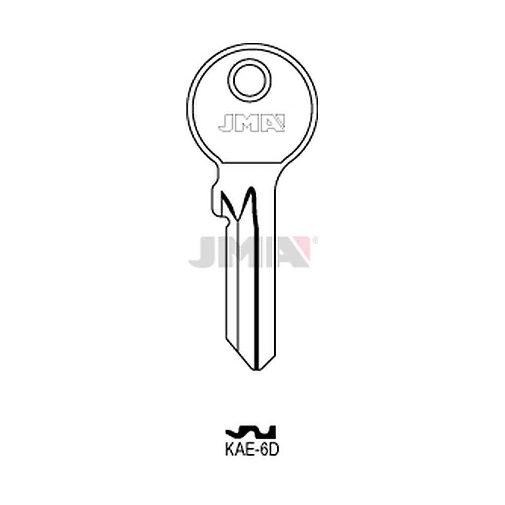 Clé plate acier KAE-6D