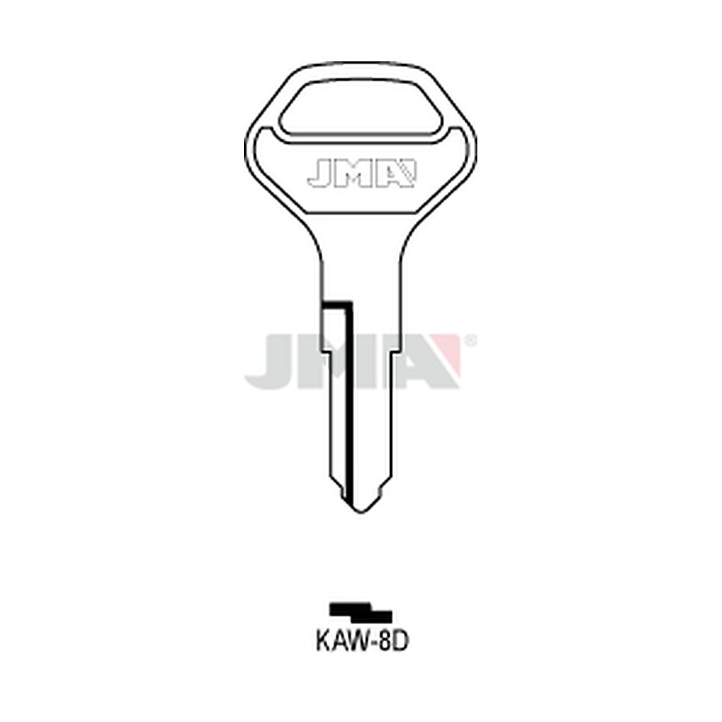 Clé plate acier KAW-8D